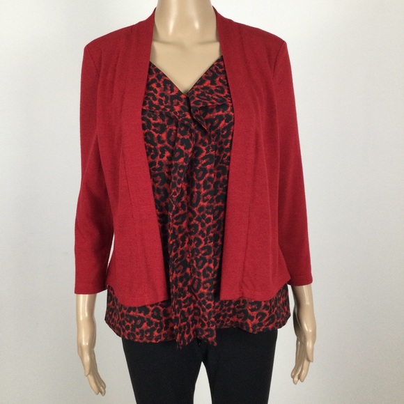 AMAZON Affiliate Melded One Piece Pull-on Blouse/Sweater Combo - Picture 3 of 3